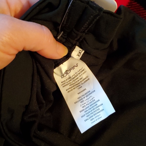 Nwt high waisted black swim bottoms - Picture 8 of 9